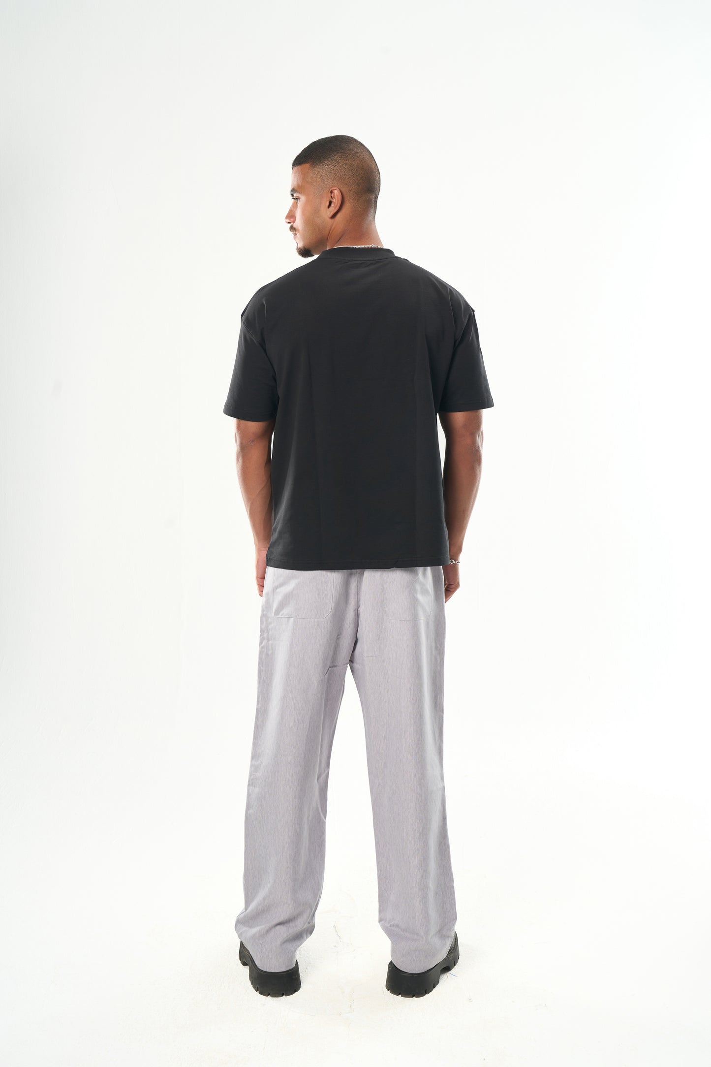 Men Light Grey Tailor Pants