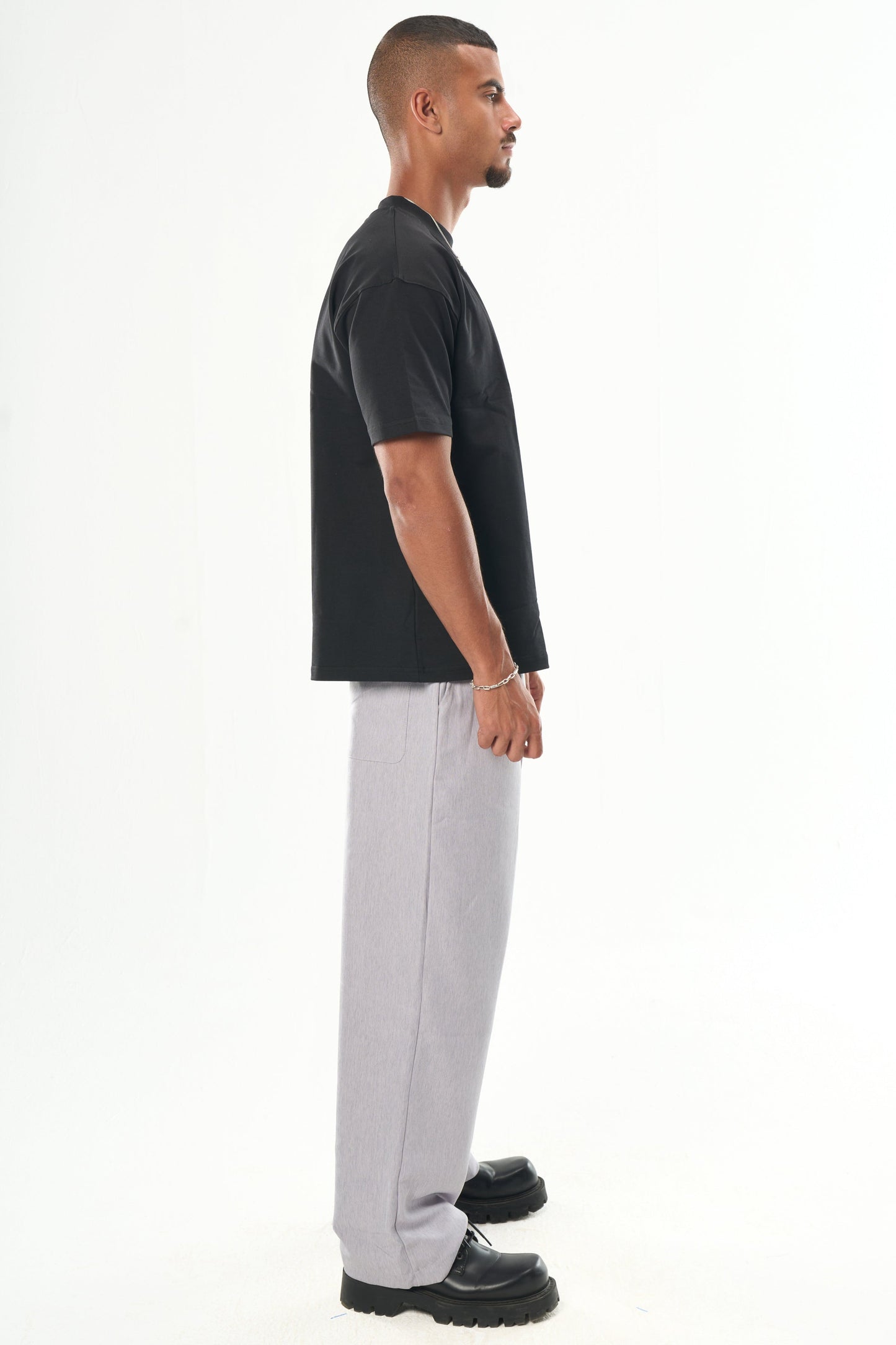 Men Light Grey Tailor Pants