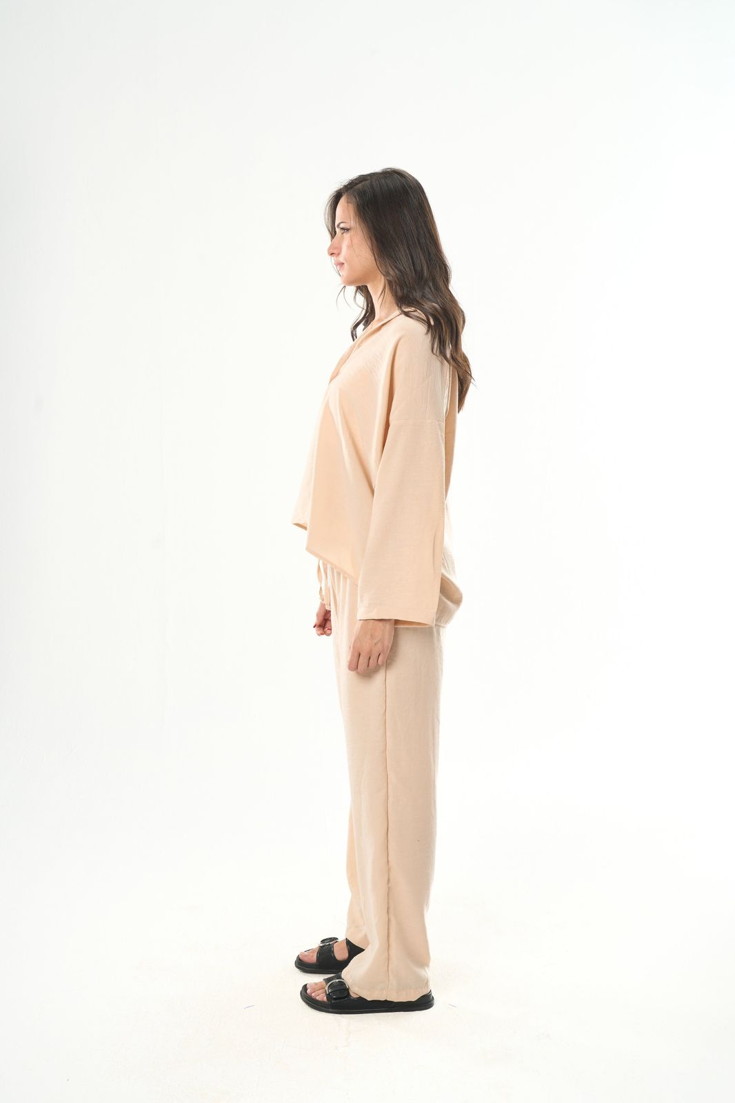 Beige Women Linen Shirt – Seemly Collective