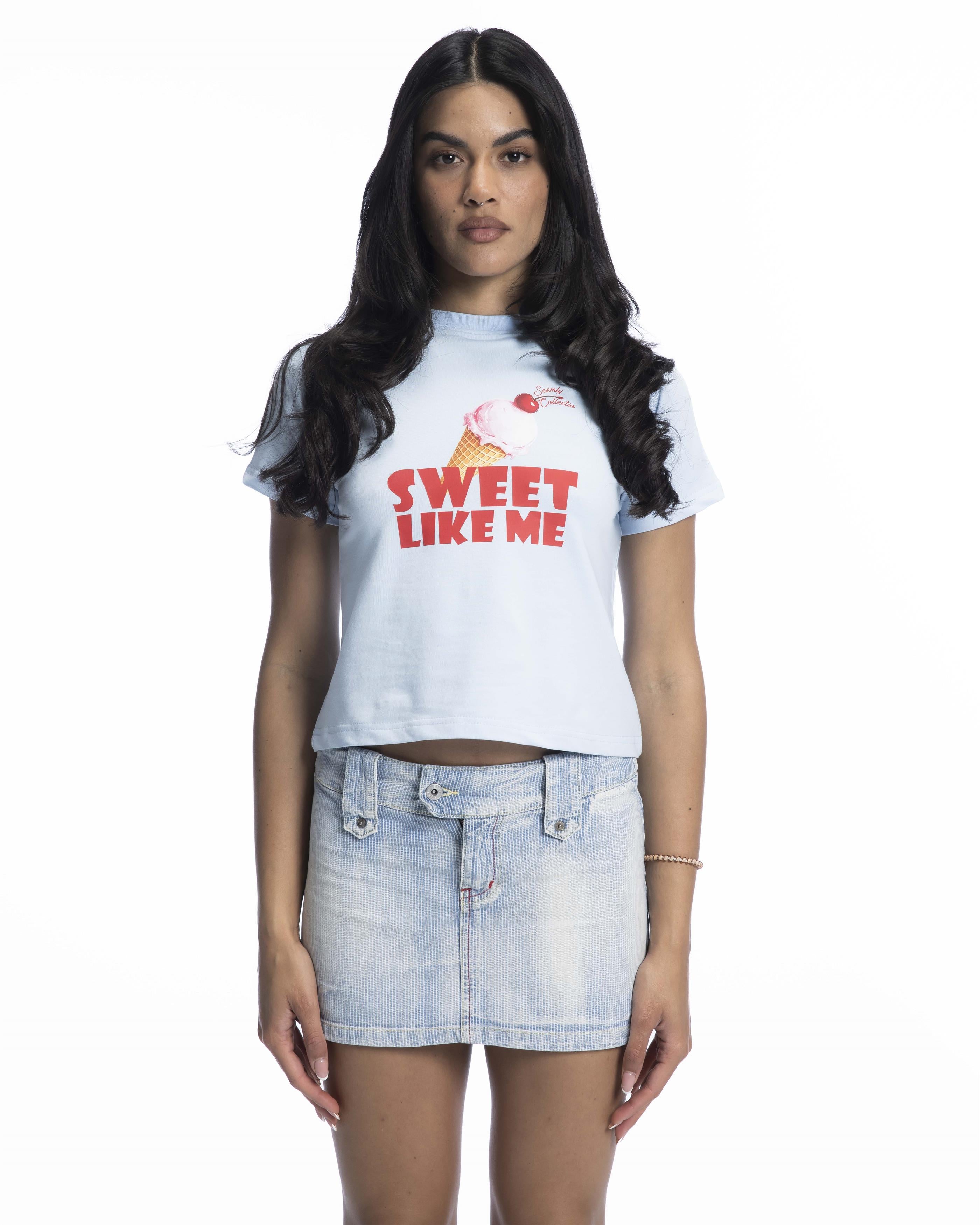sweet like me baby tee