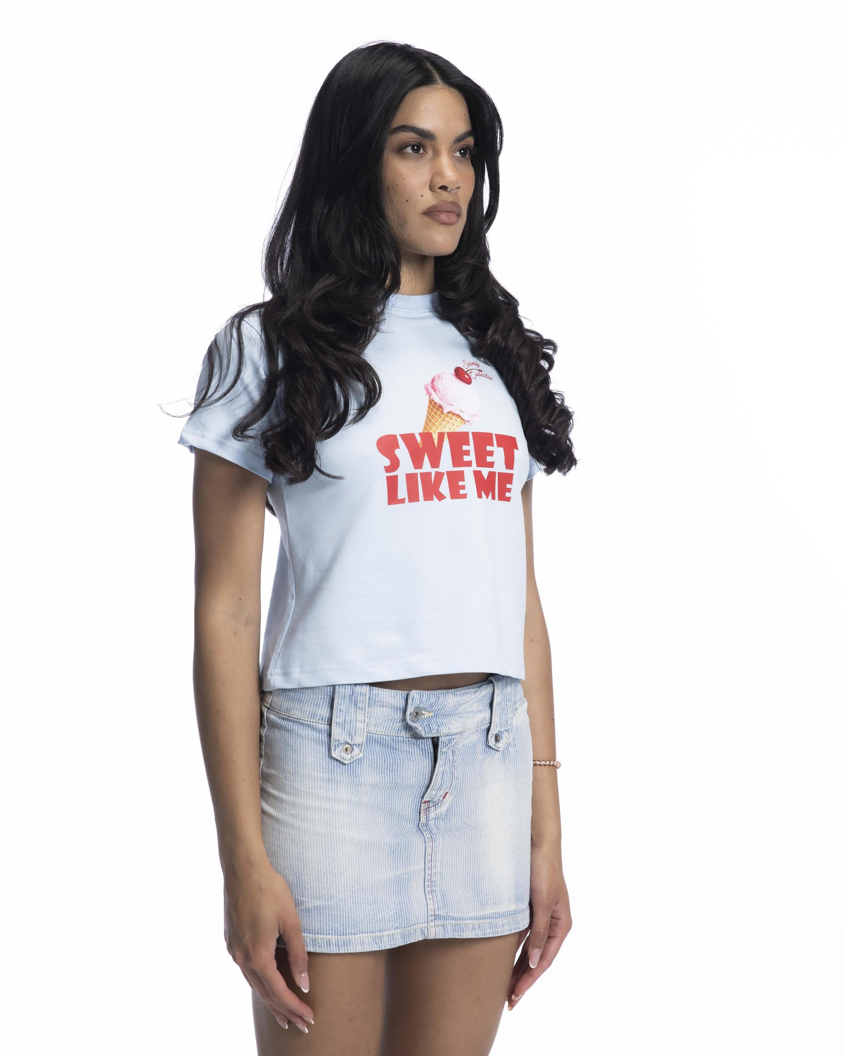 Orange baby tee