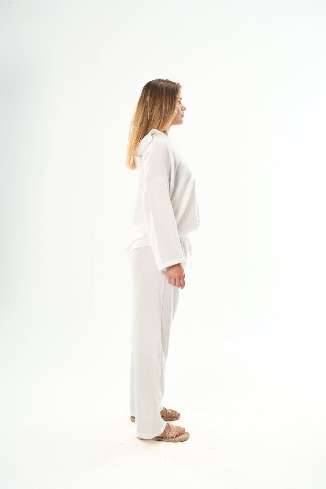 White Women Linen Shirt – Seemly Collective