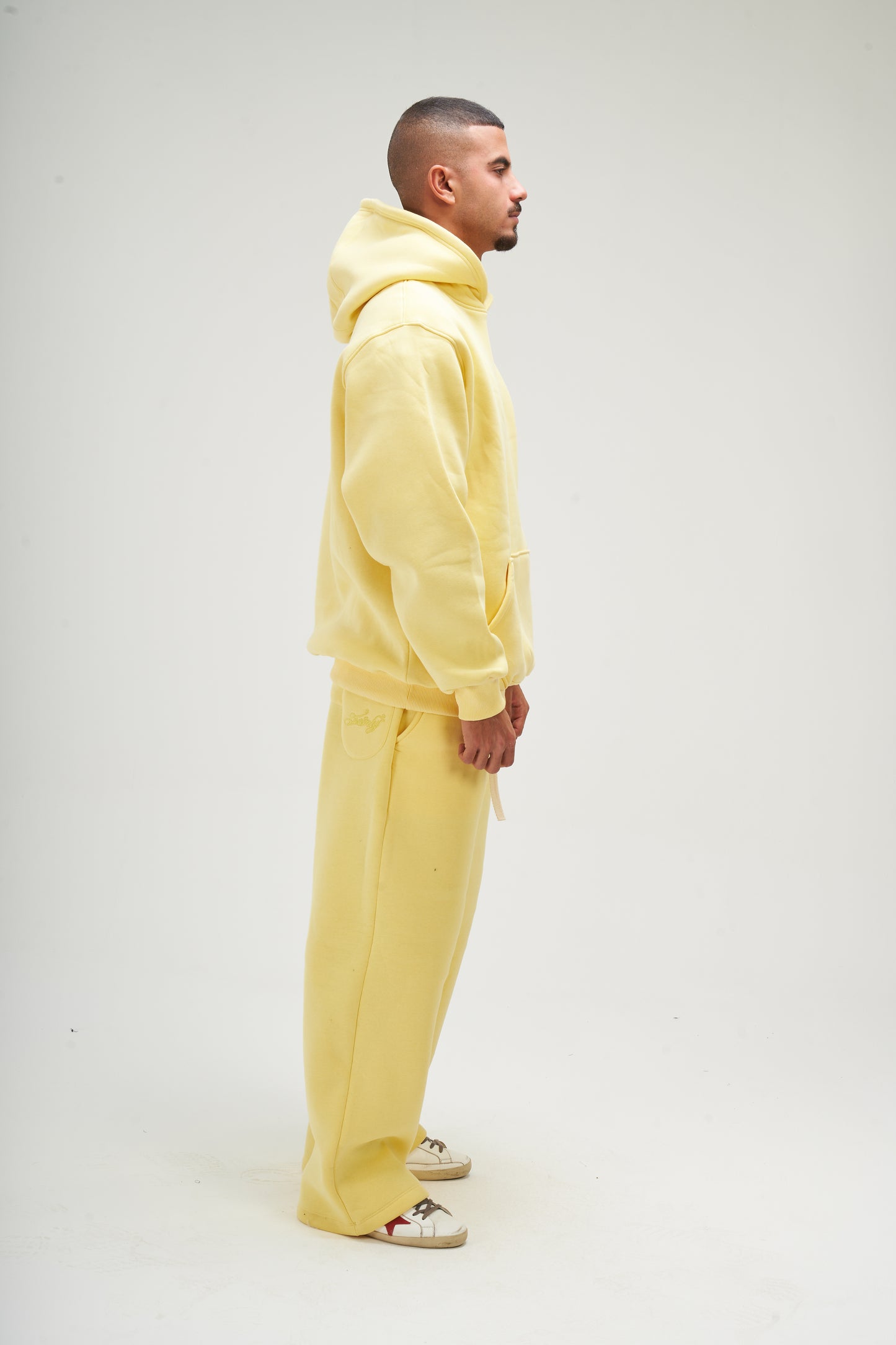 Yellow Basic Hoodie