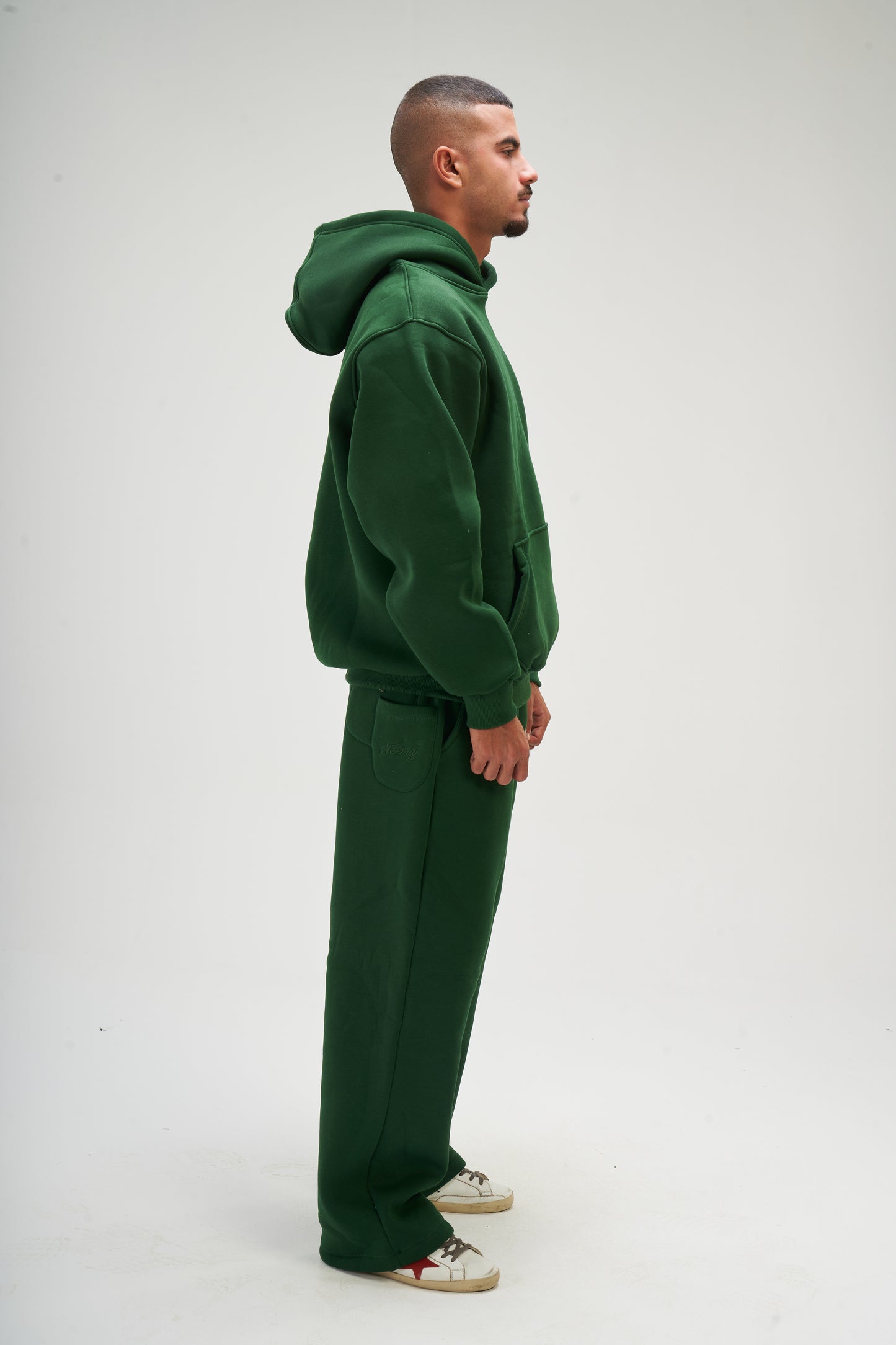 Green Basic Hoodie