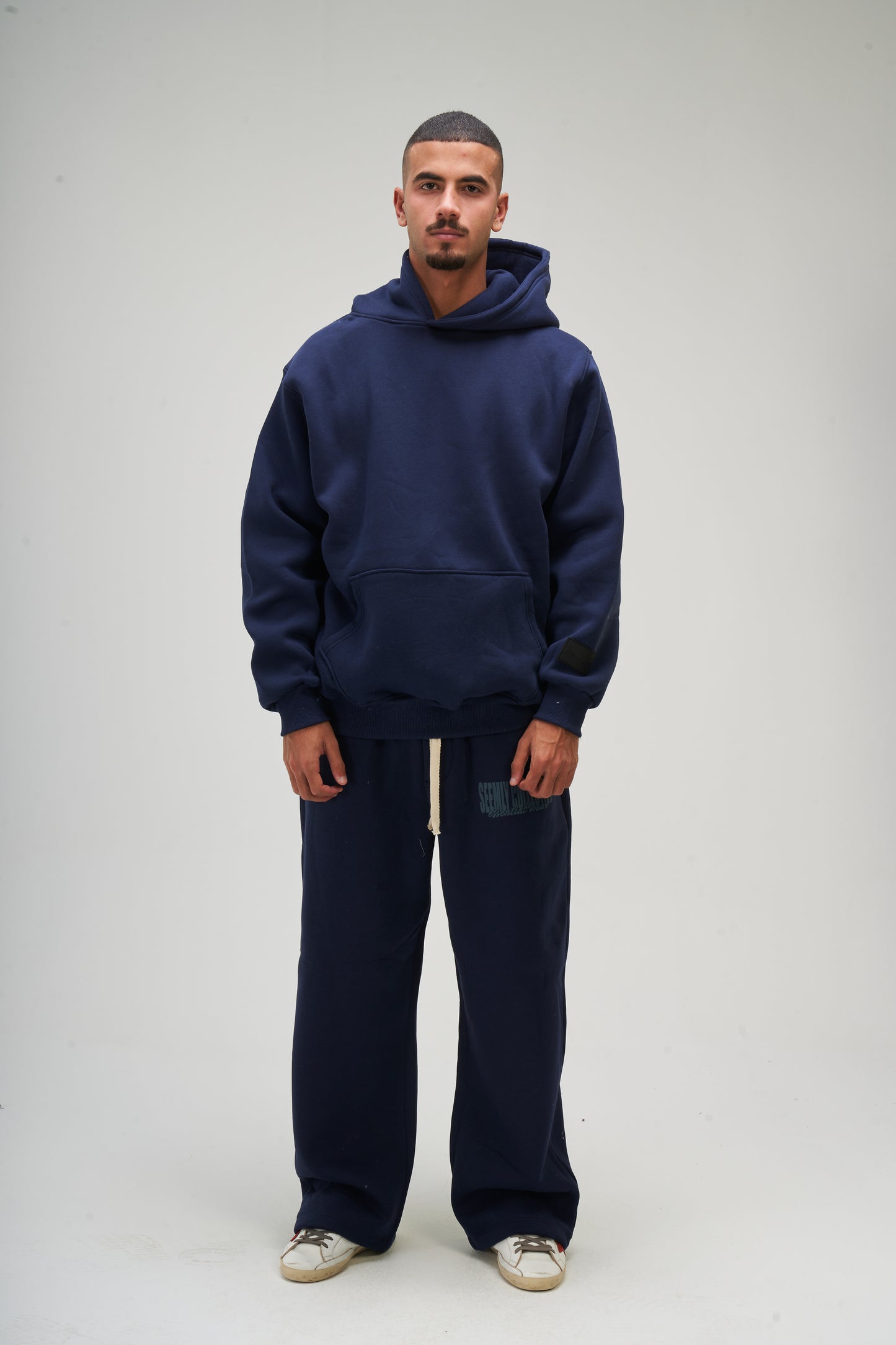 Navy Basic Hoodie