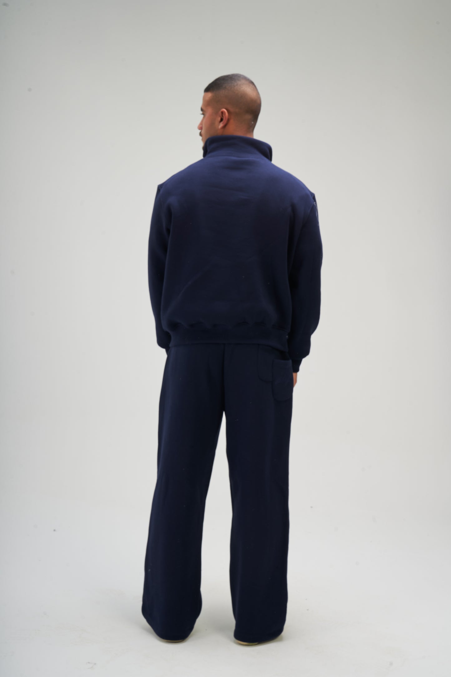 Winter Navy Blue Sweatpants