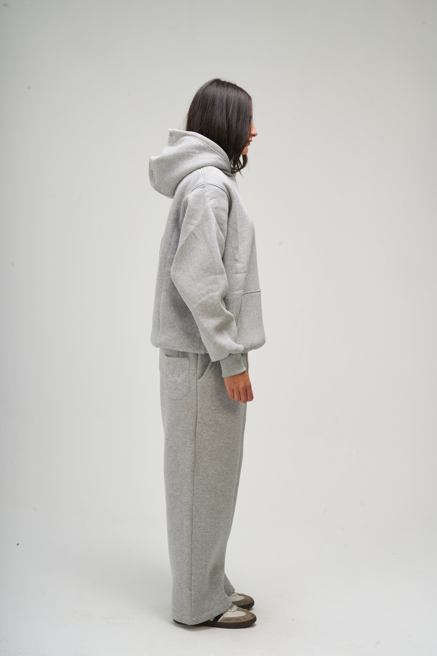 Winter Light Grey Sweatpants