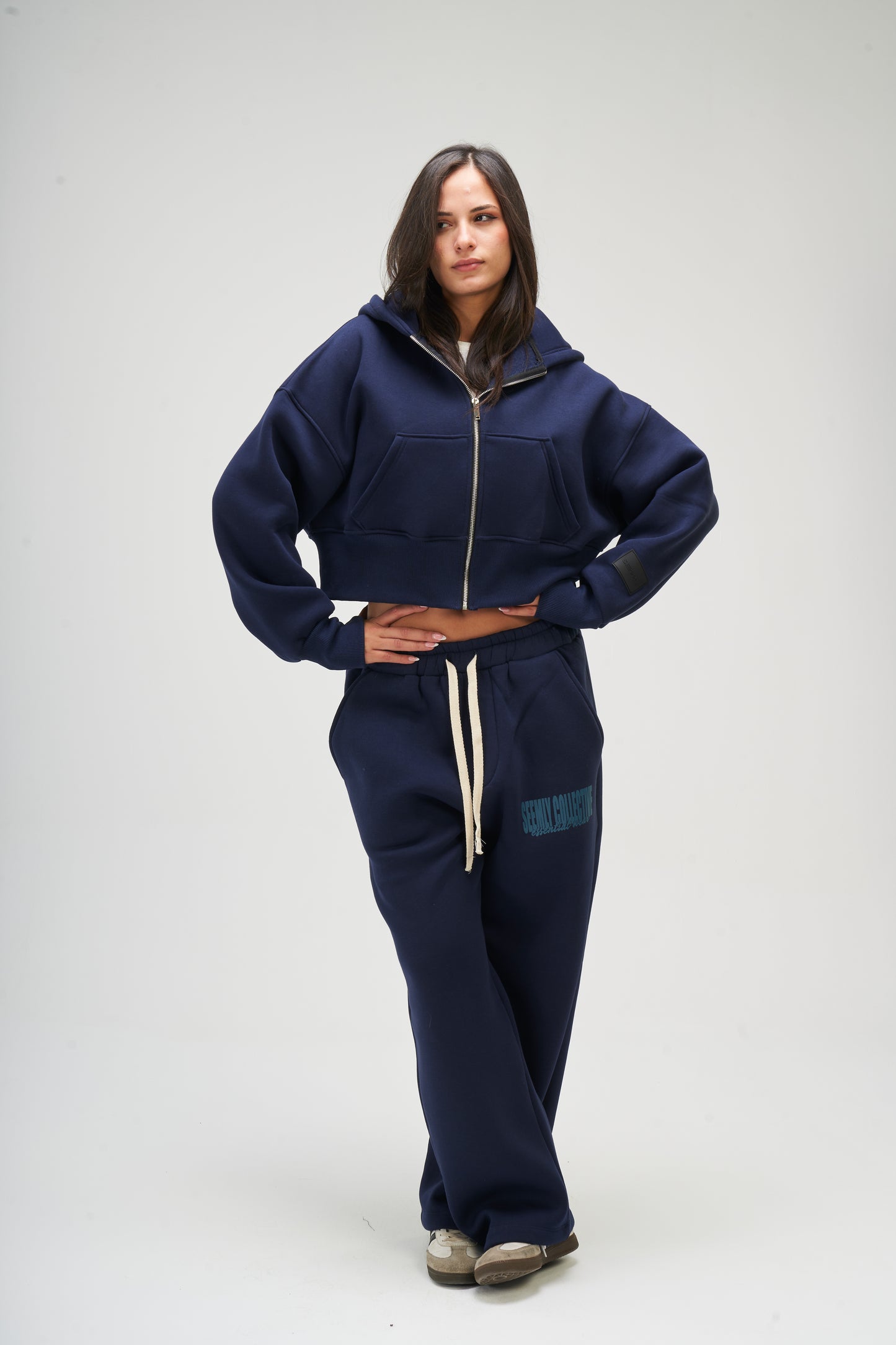 Navy Blue Baby Zip Up