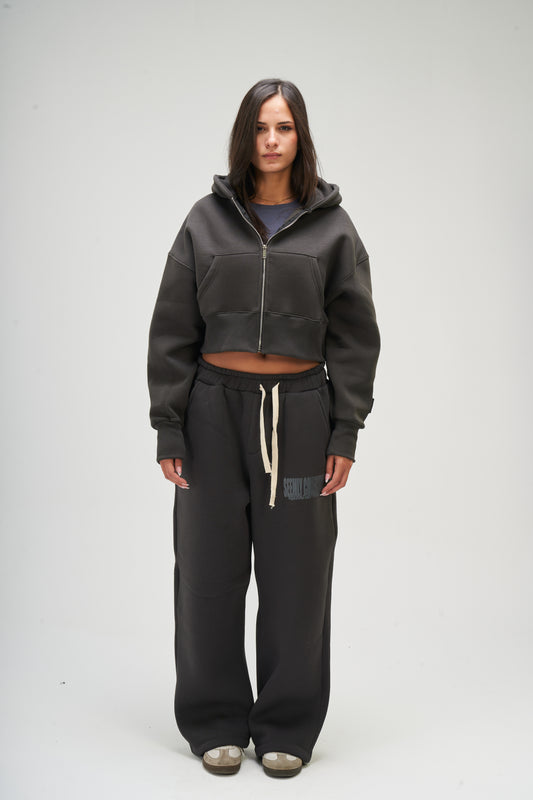 Dark Grey Baby Zip Up