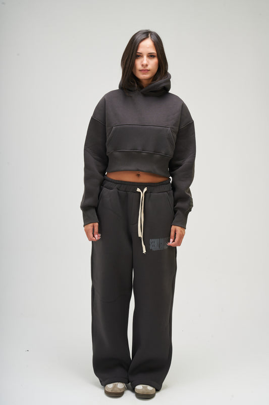 Dark Grey Baby Hoodie