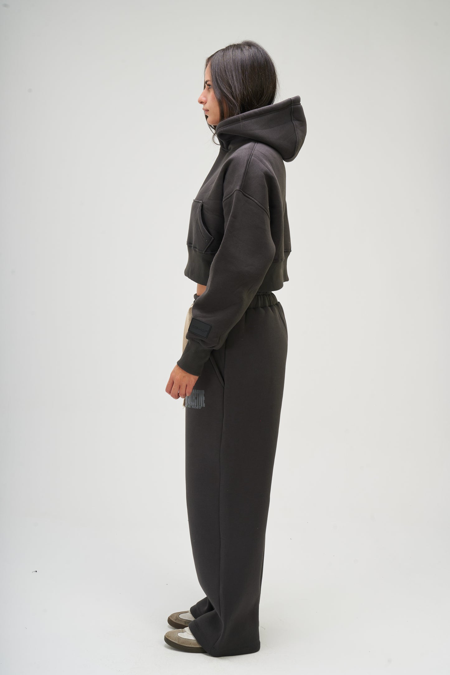 Dark Grey Baby Hoodie