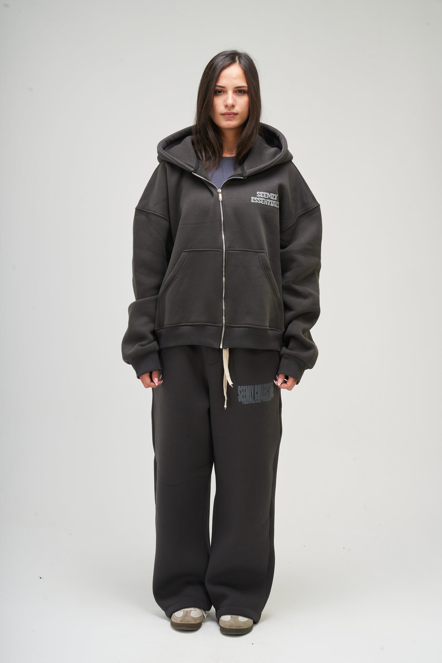 Winter Dark Grey Sweatpants