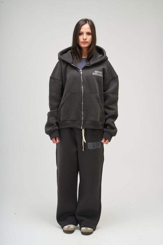 Winter Dark Grey Sweatpants