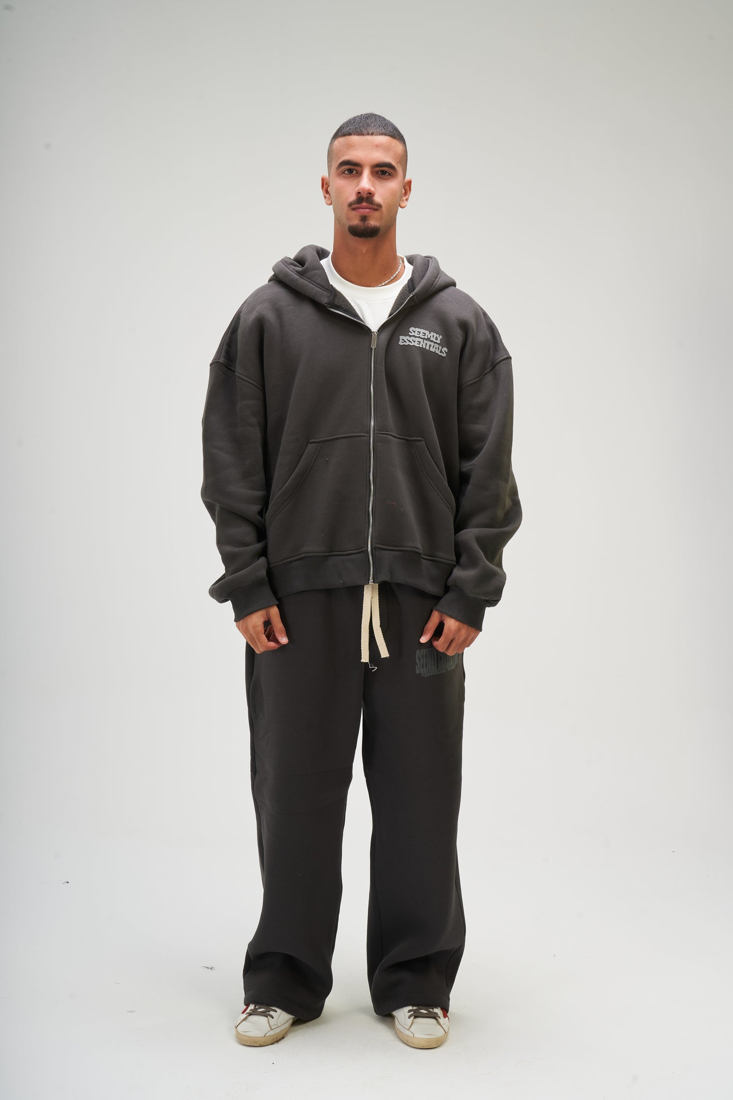 Winter Dark Grey Sweatpants