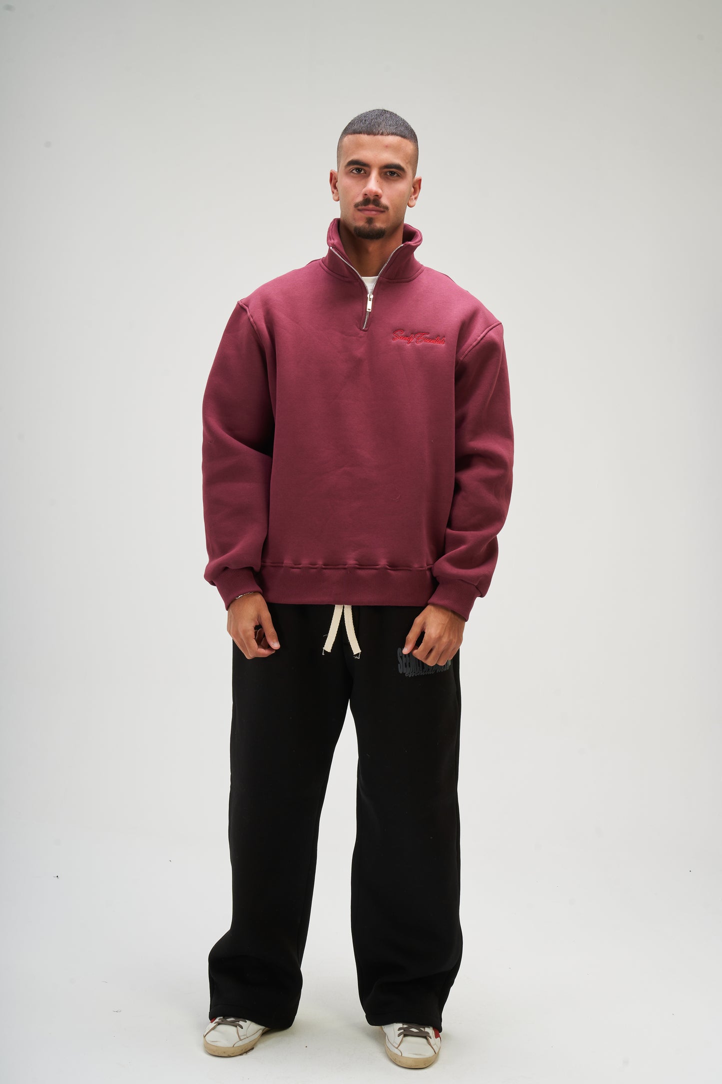 Burgundy Q-zip