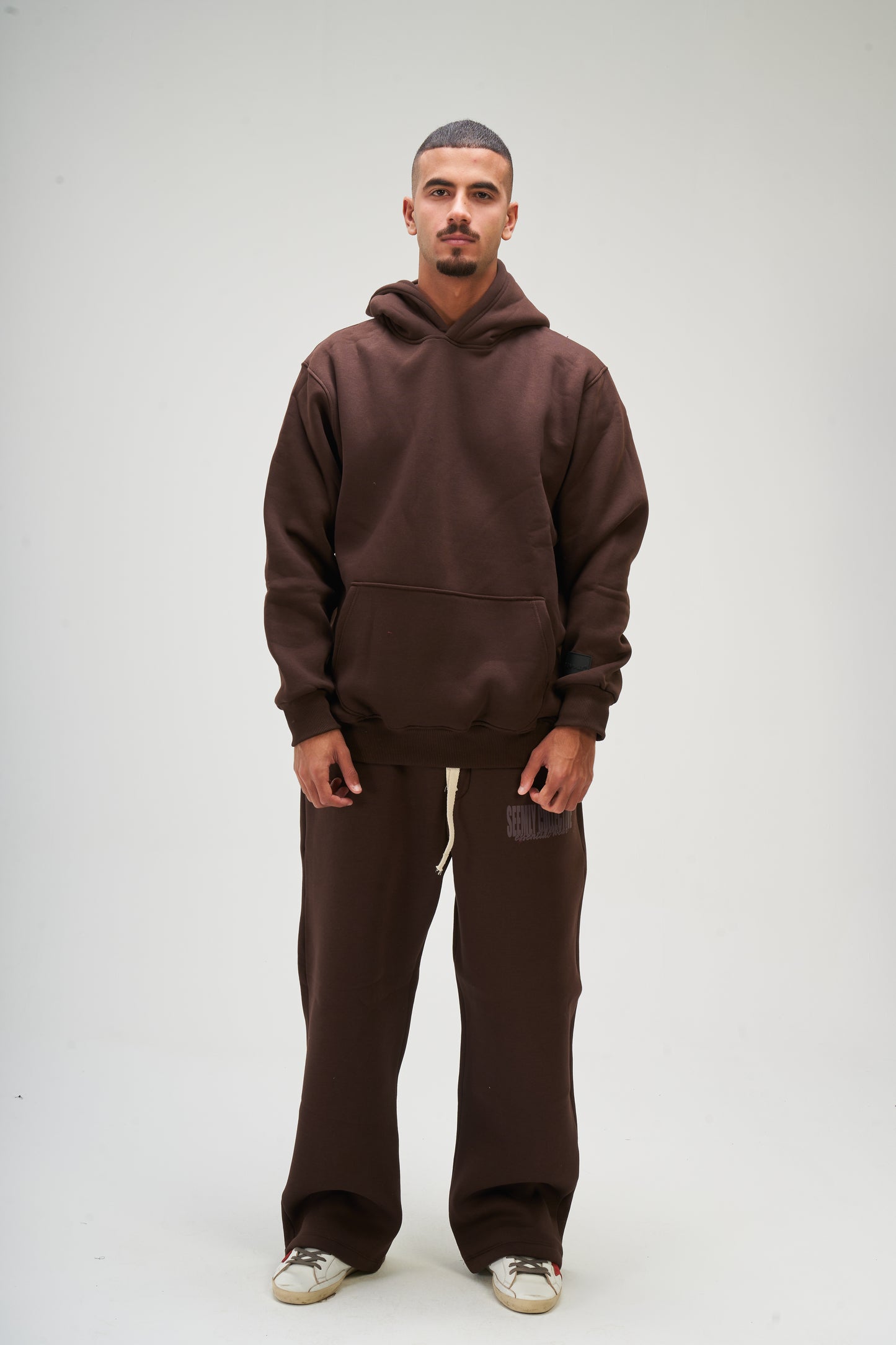 Brown Basic Hoodie