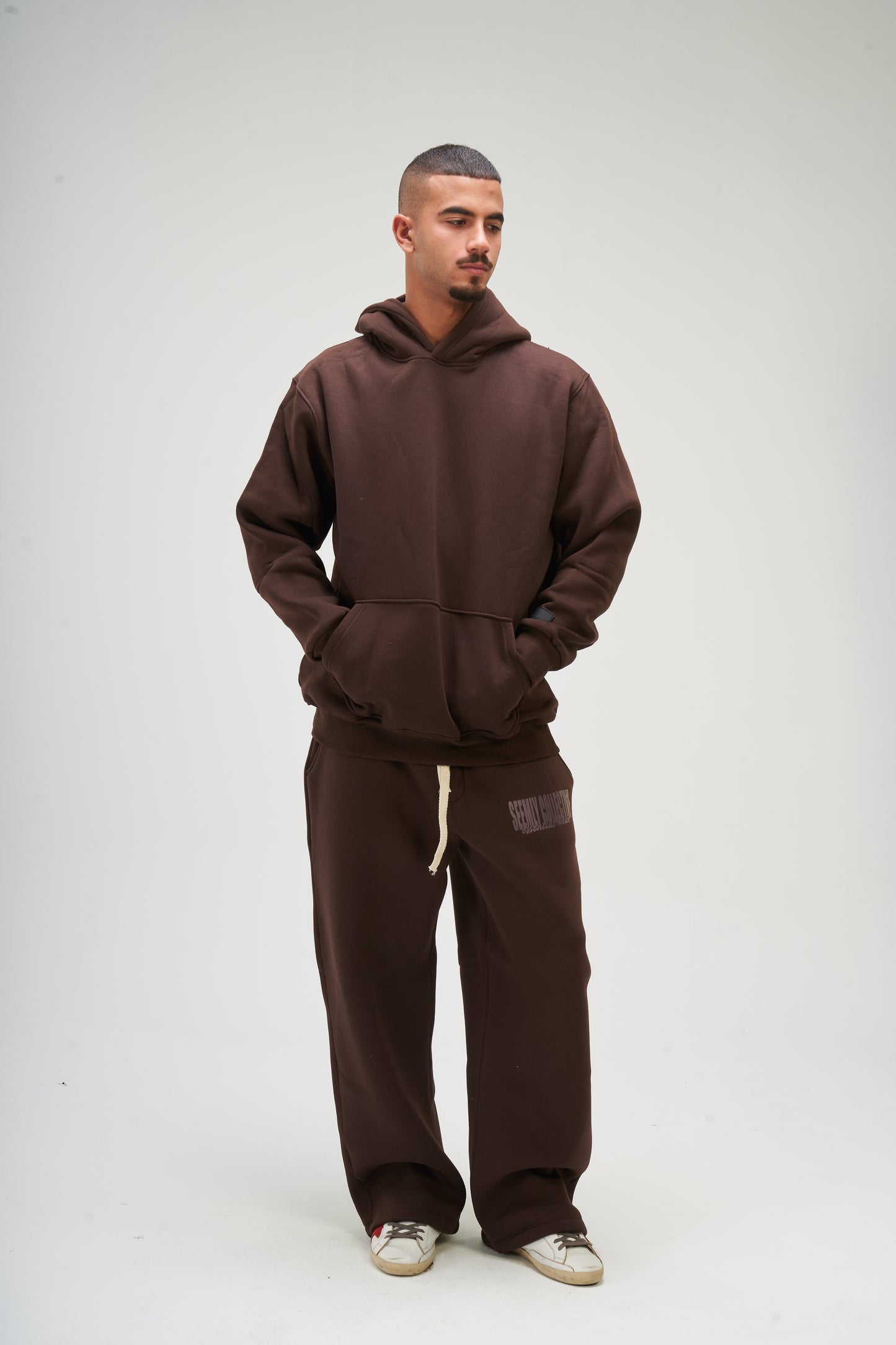 Brown Basic Hoodie