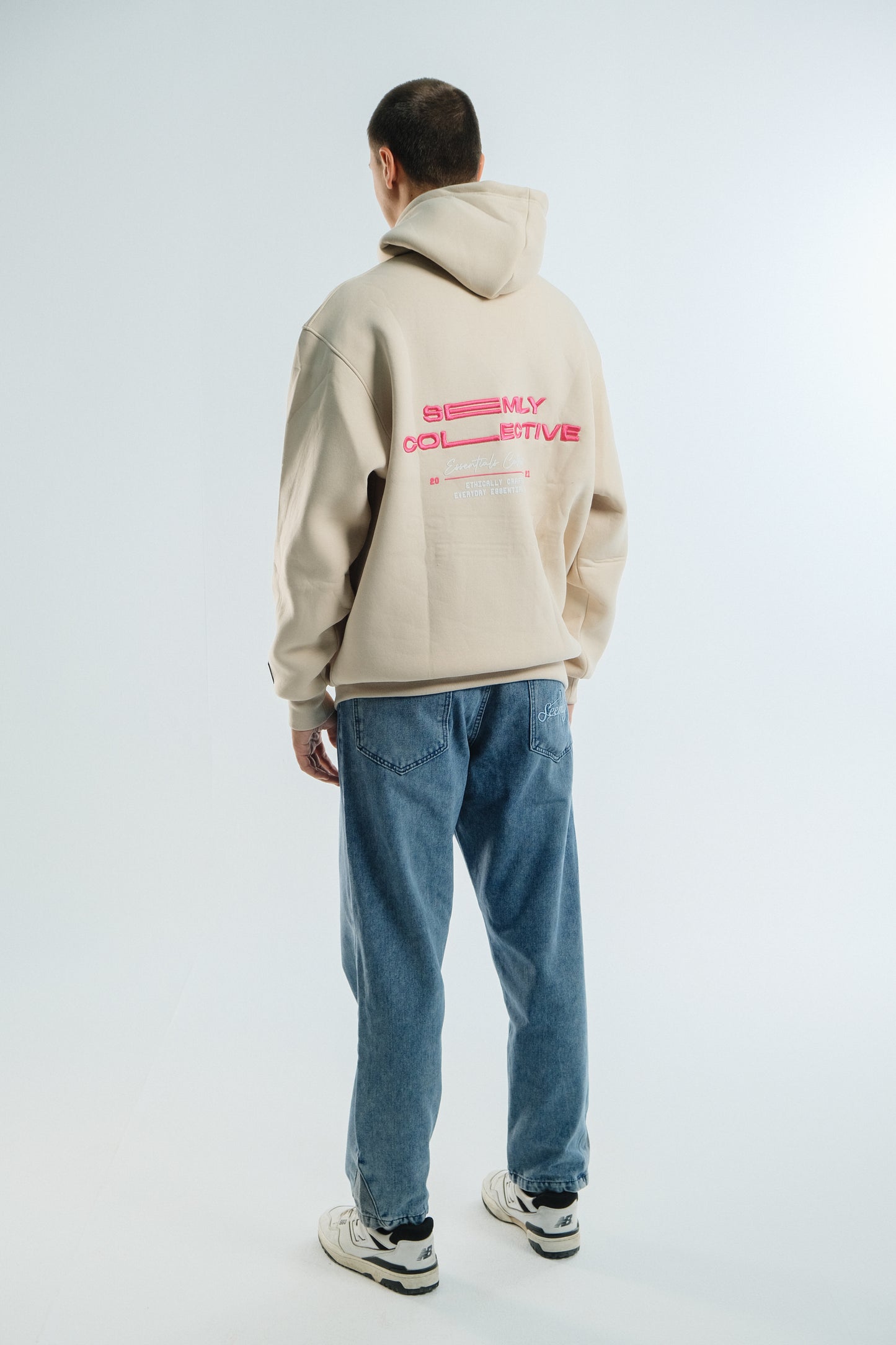 Seemly Collective Beige Hoodie