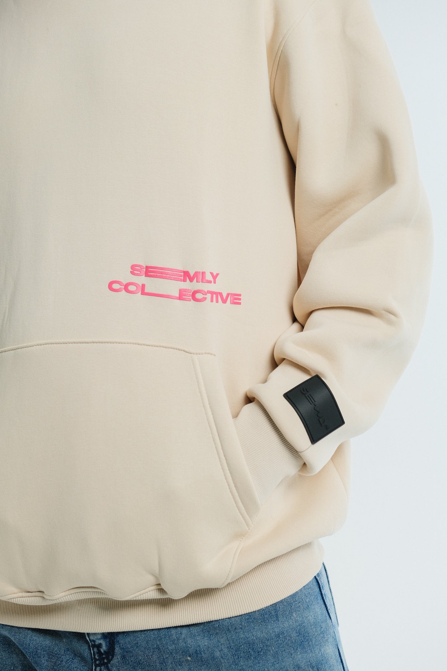 Seemly Collective Beige Hoodie