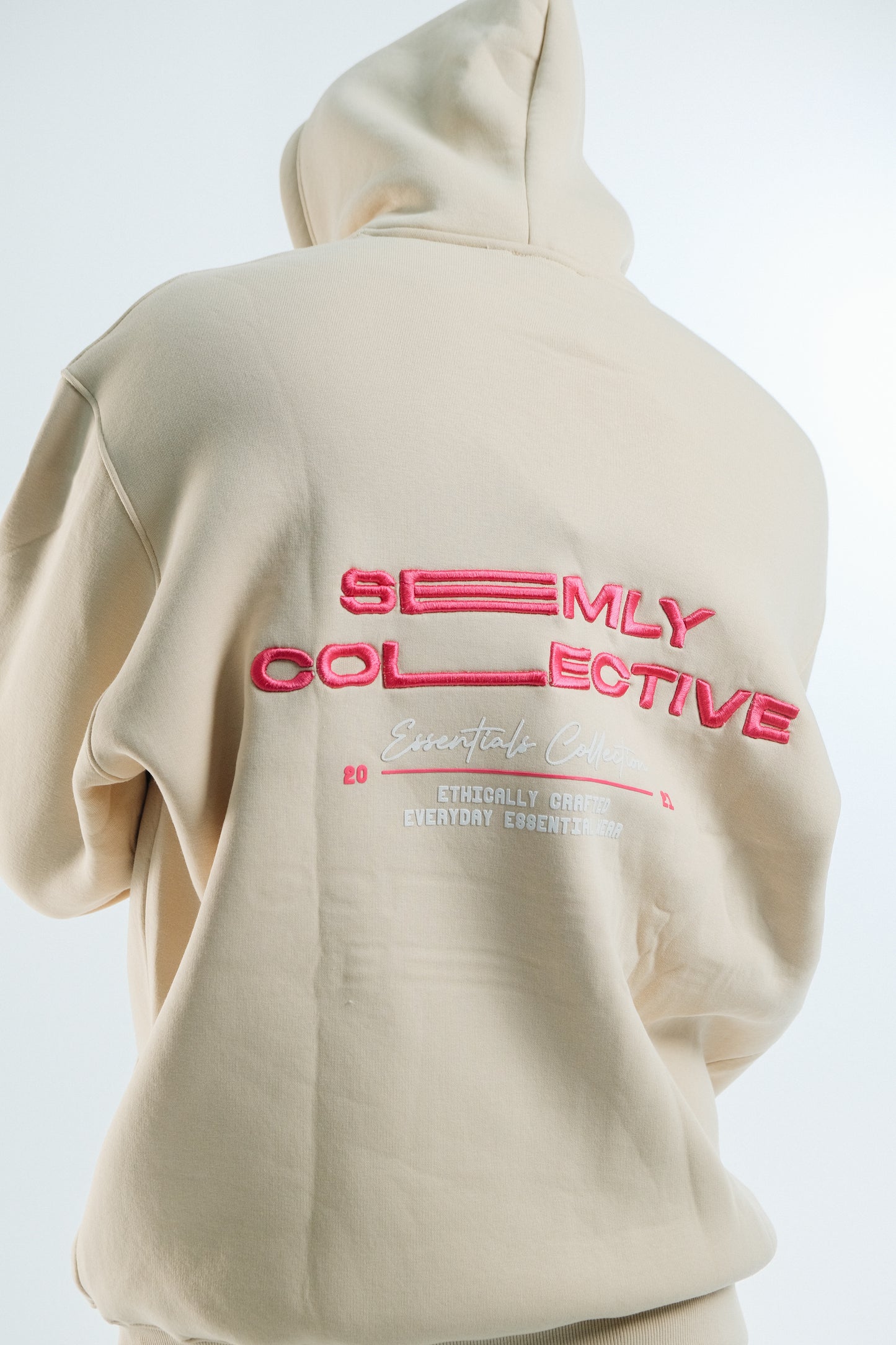 Seemly Collective Beige Hoodie