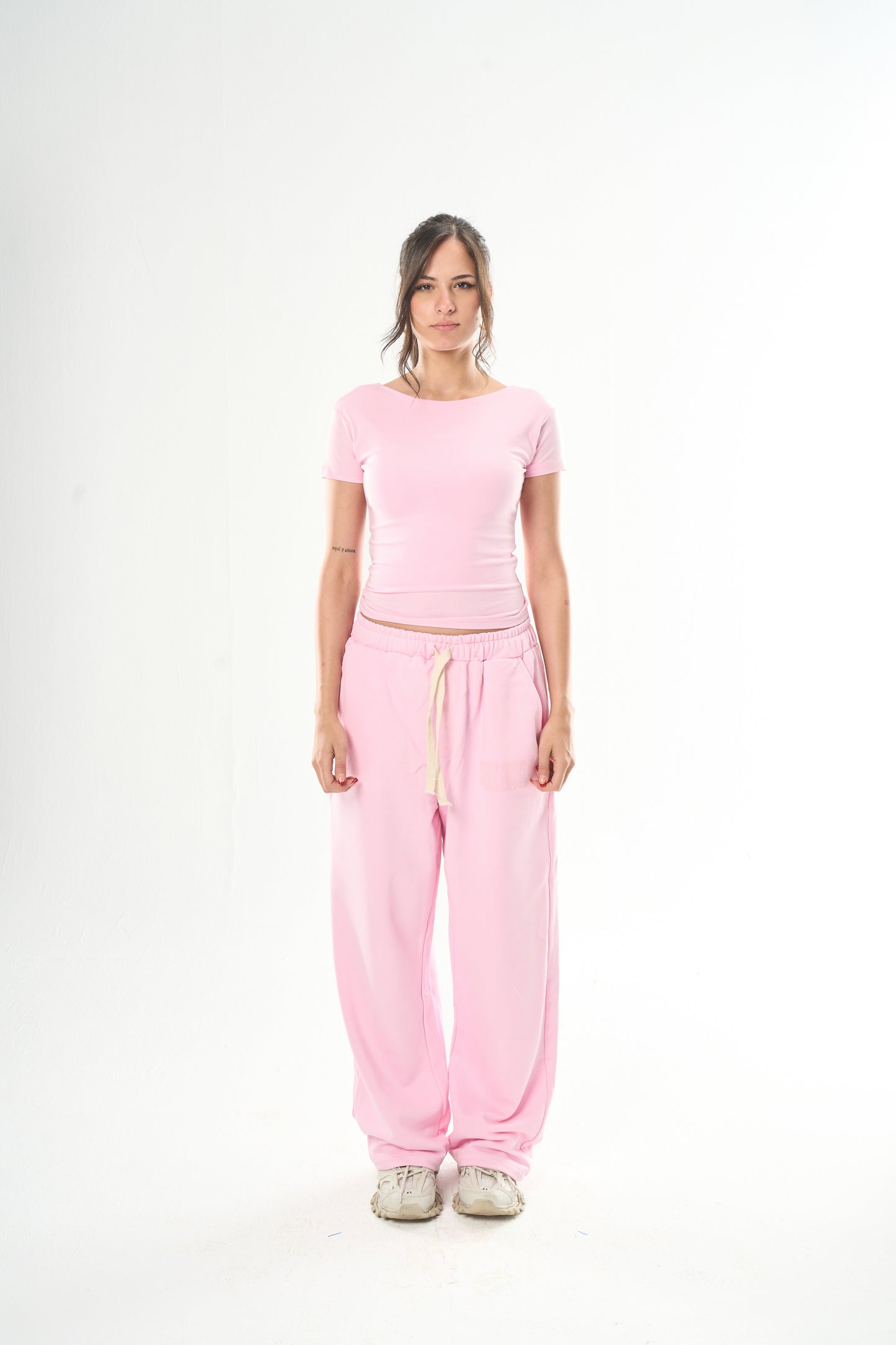 Pink Backless Top