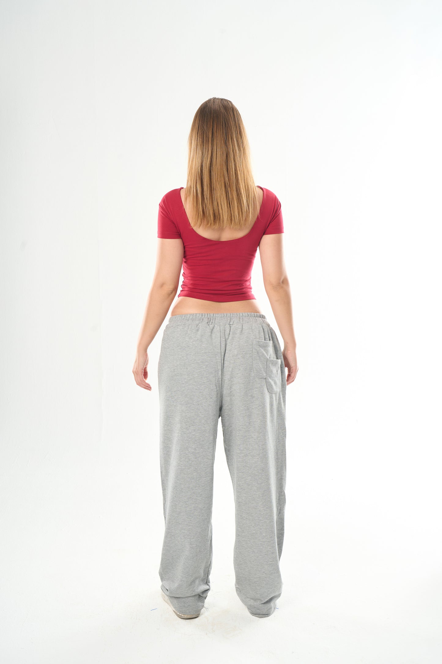 Burgundy Backless Top
