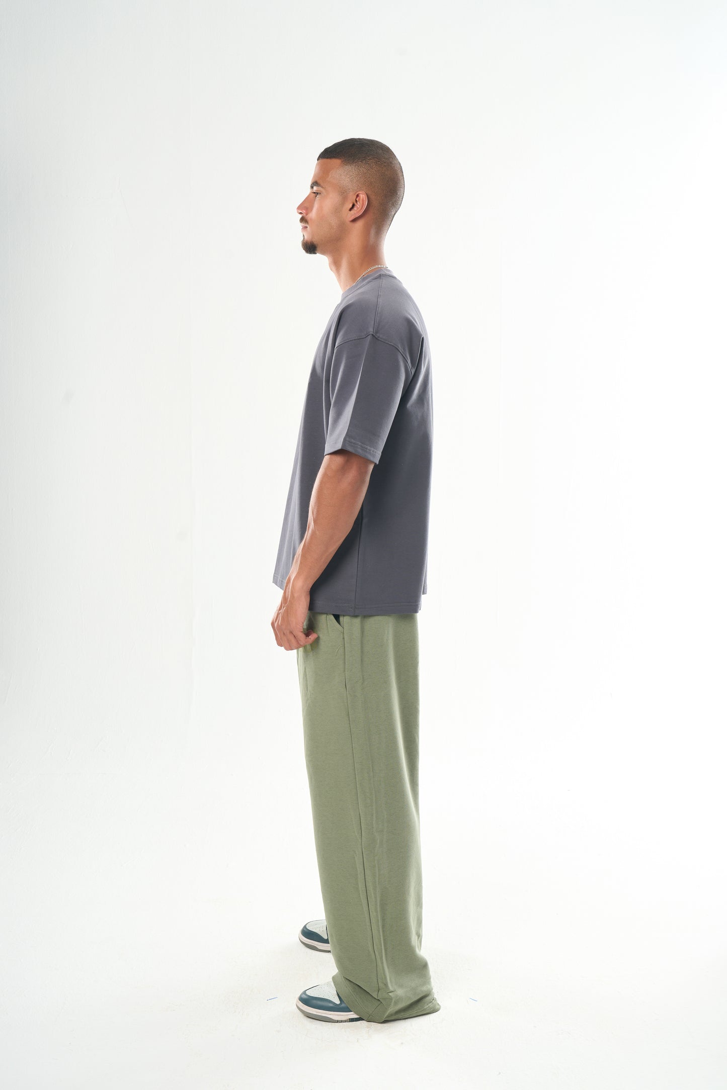 Dark Grey Basic T-Shirt