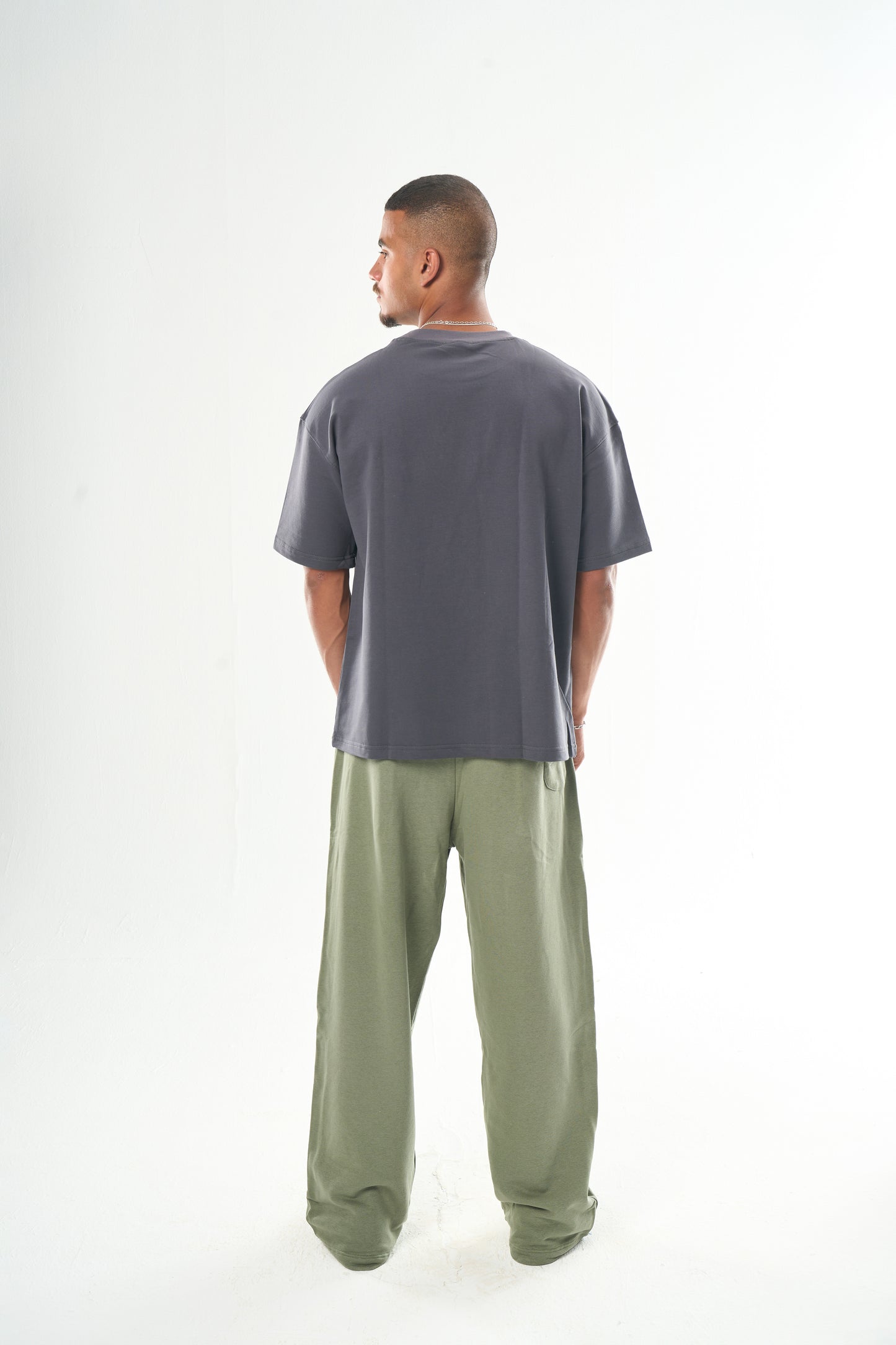 Dark Grey Basic T-Shirt