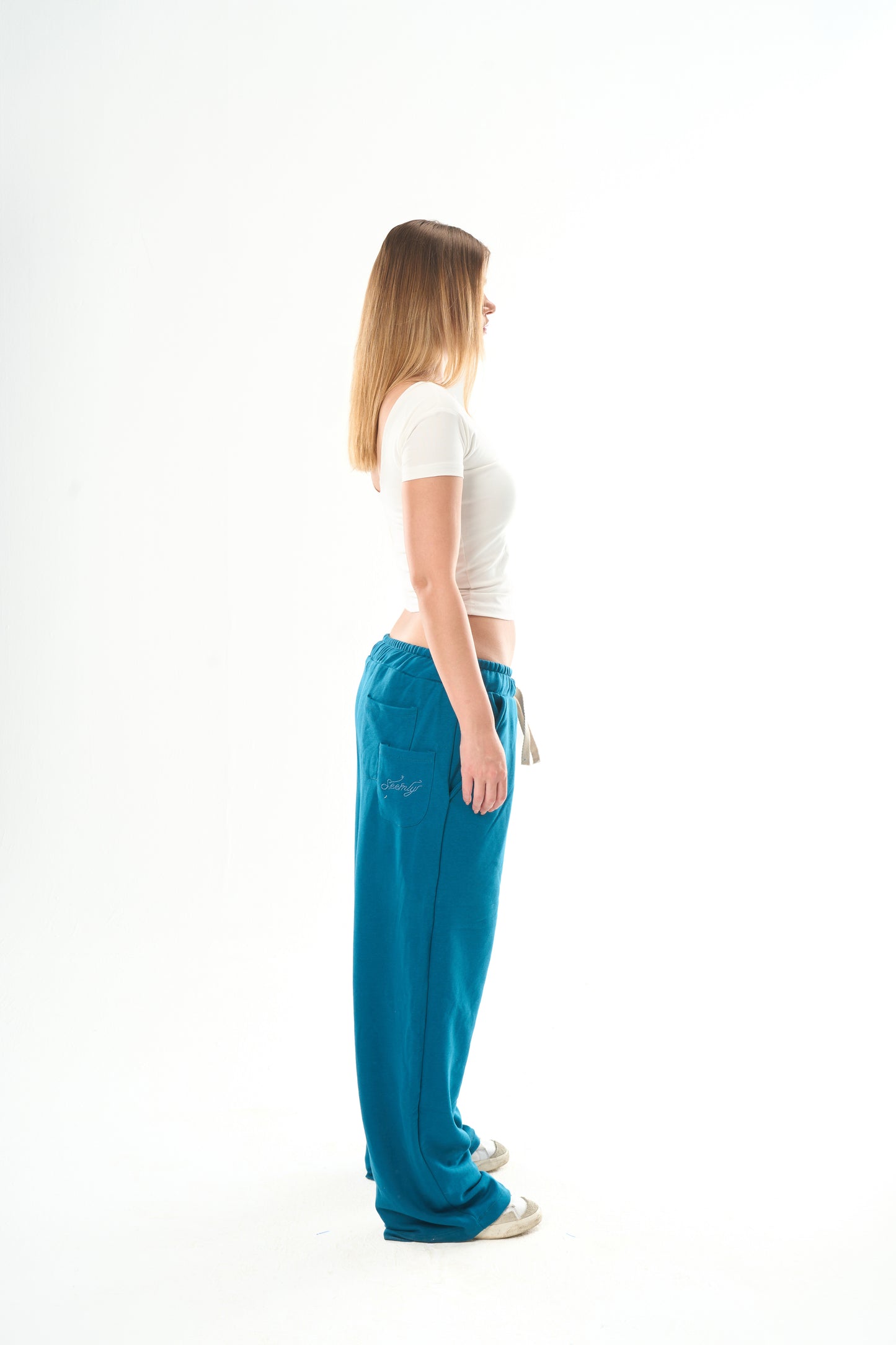 Teal Blue Sweatpants