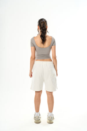 Light Grey Backless Top