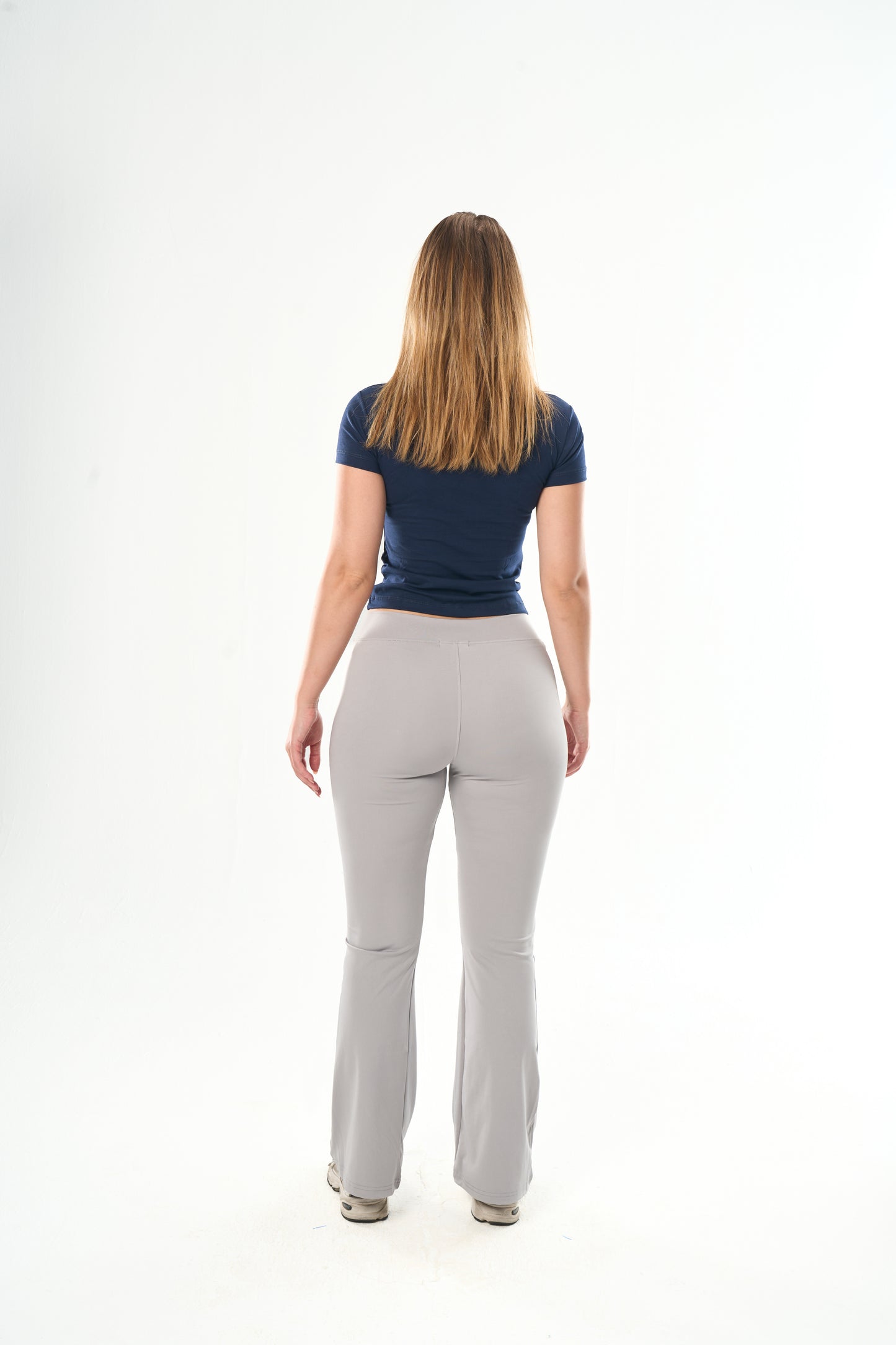 Navy Blue Round Neck Top