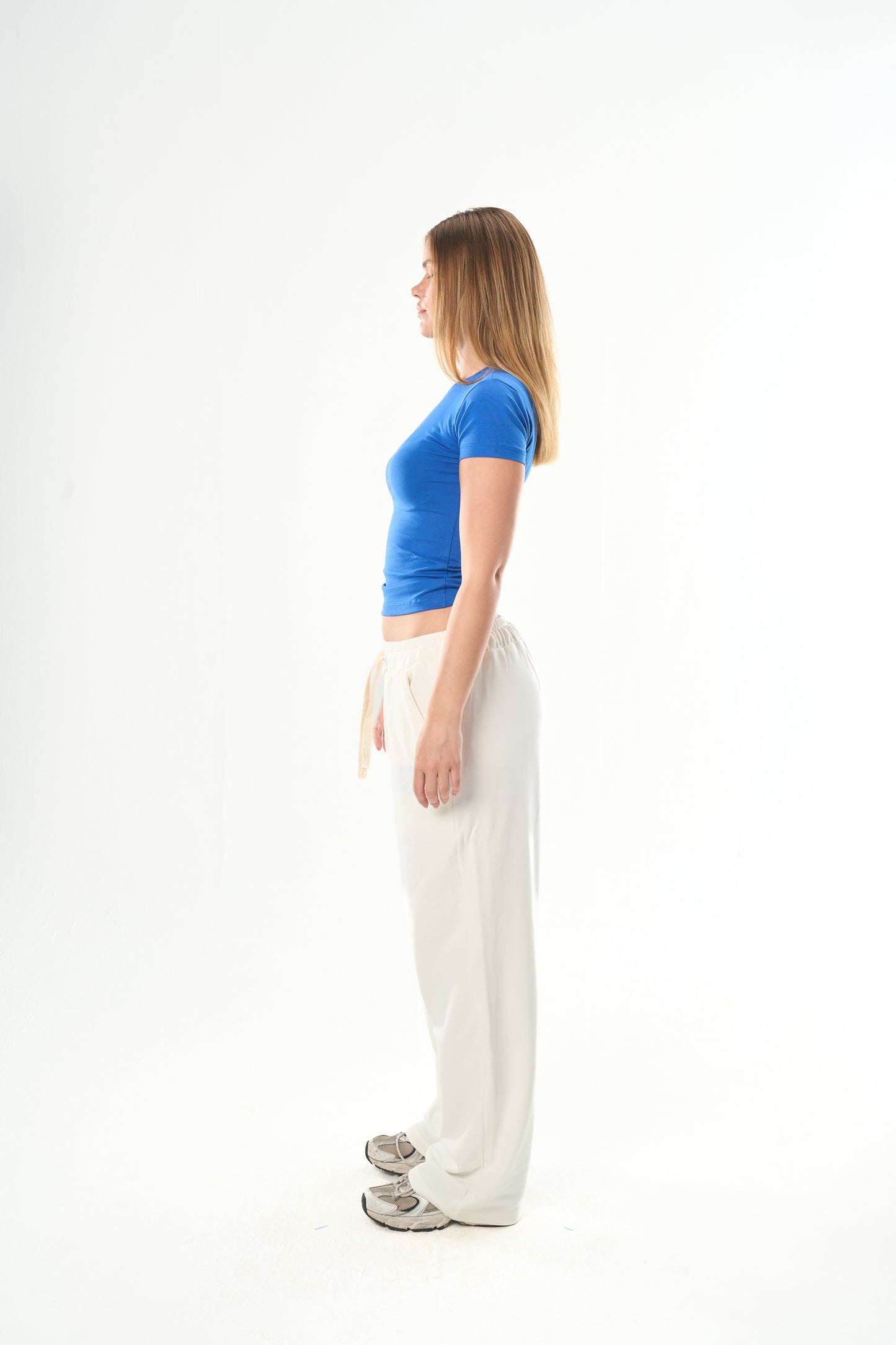 Royal Blue Round Neck Top