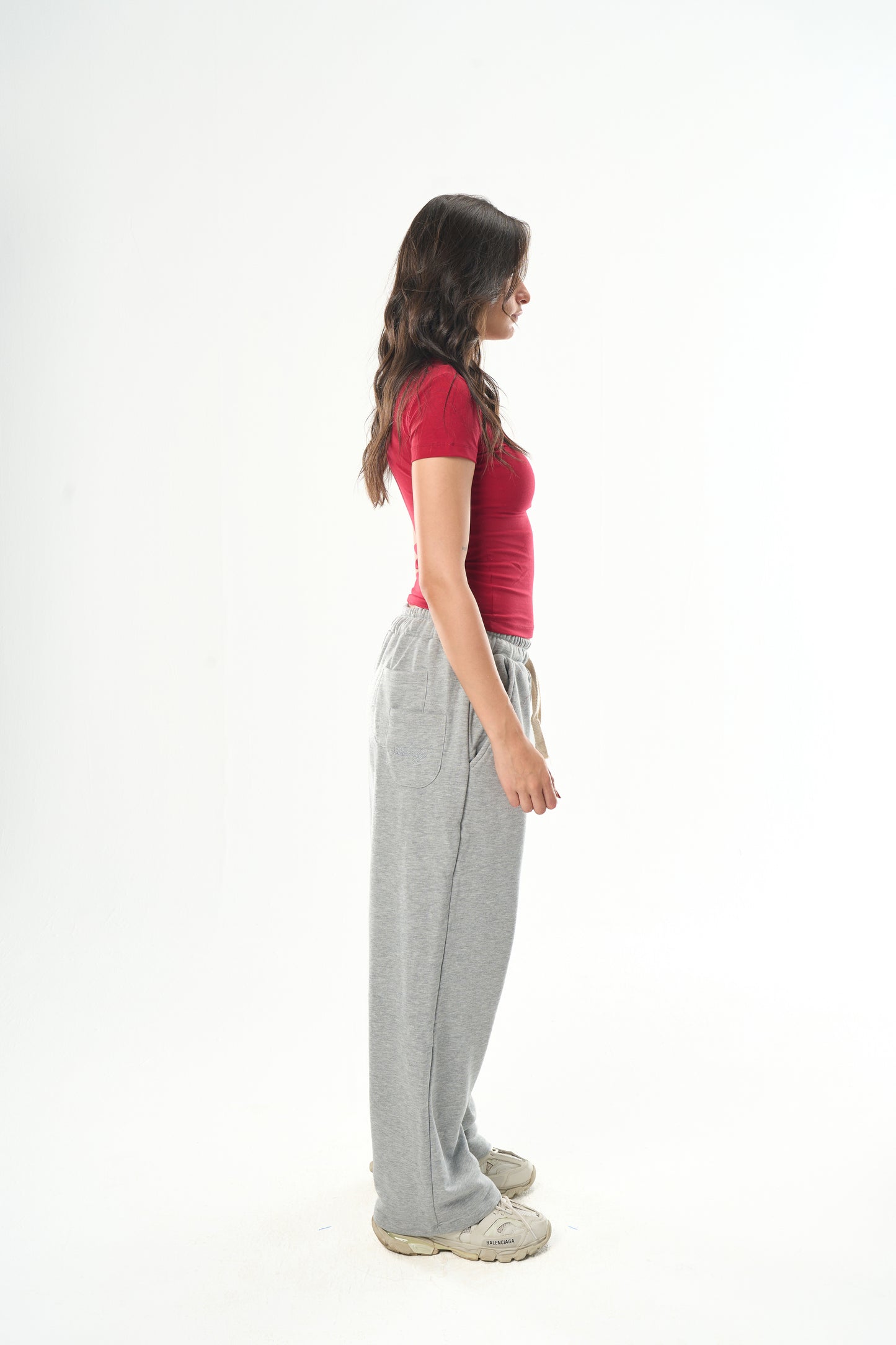 Burgundy Round Neck Top