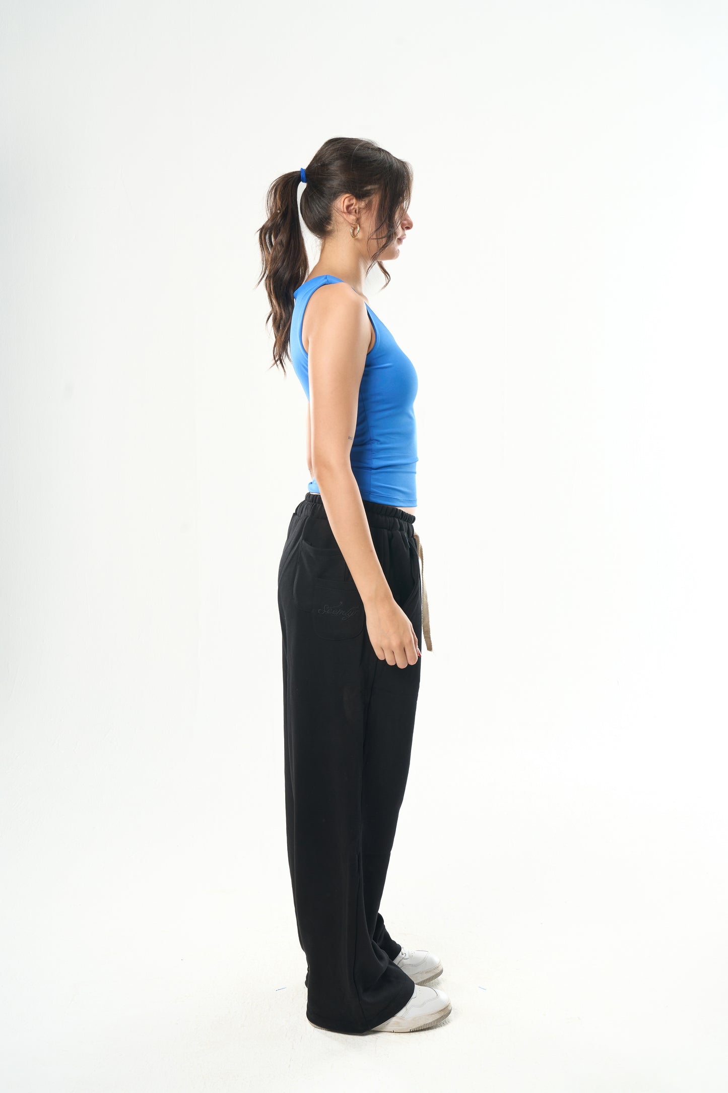 Royal Blue Cut Top