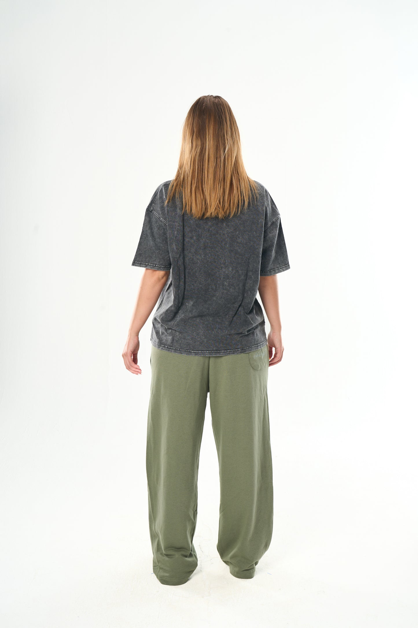 Washed Grey Basic T-Shirt
