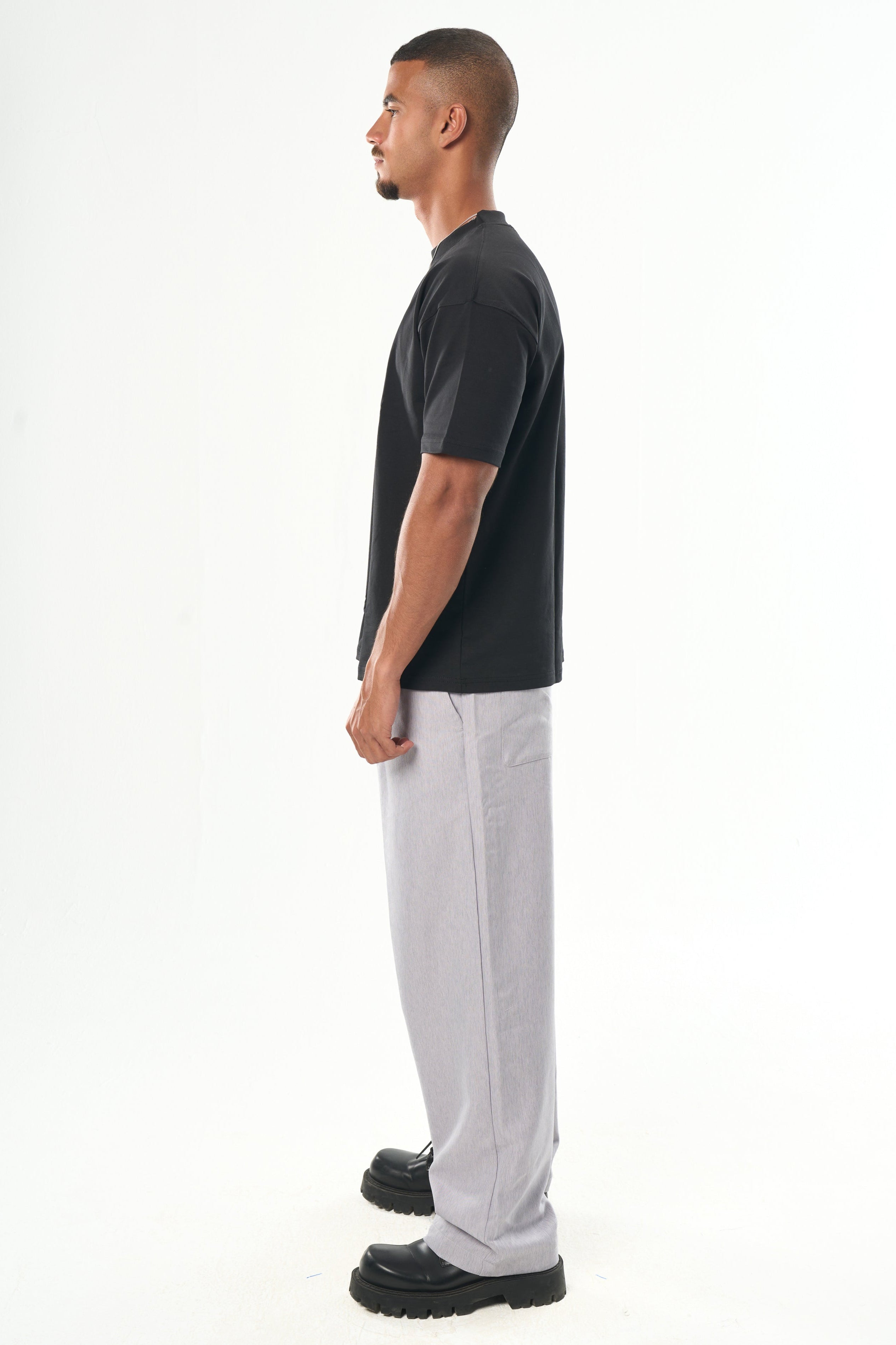 Men Light Grey Tailor Pants