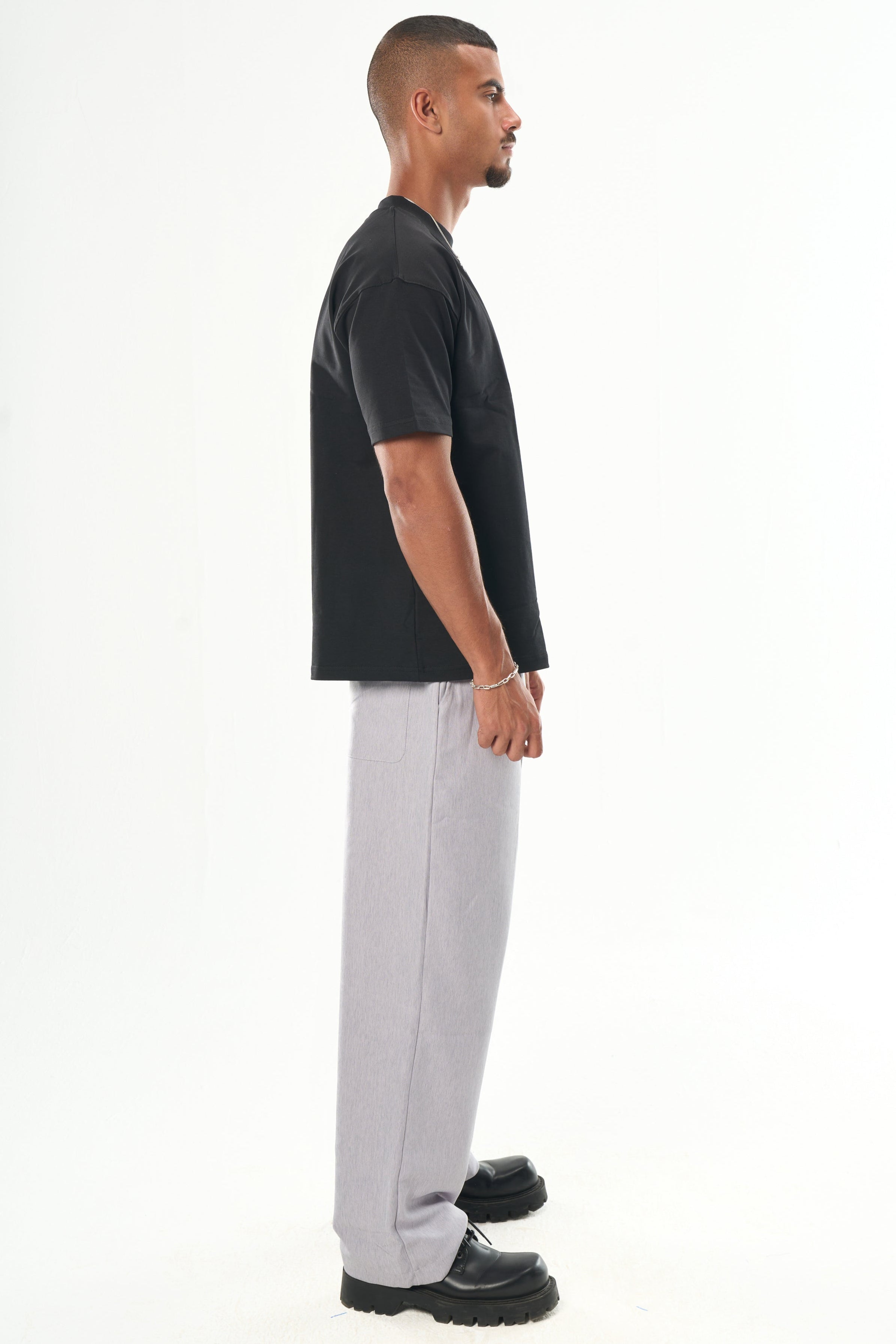 Men Light Grey Tailor Pants