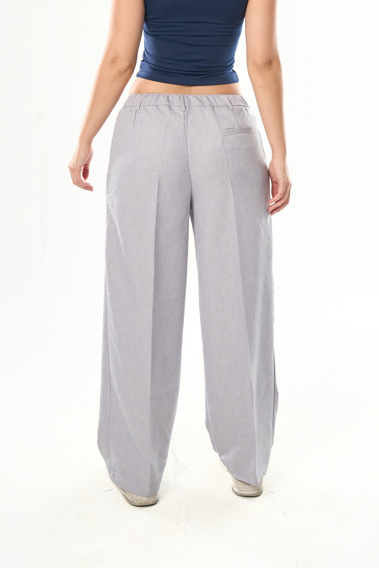 Women Light Grey Tailor Pants