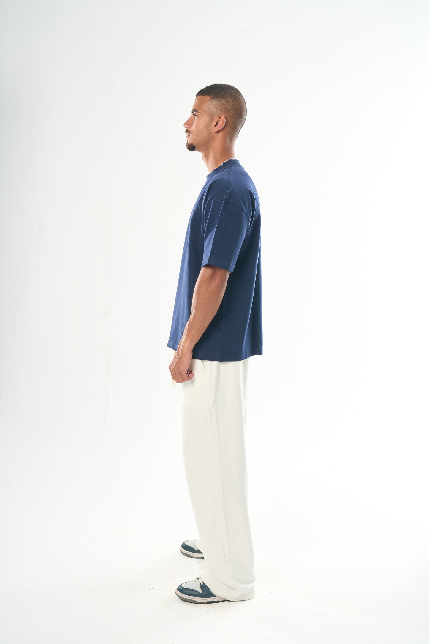 Navy Blue Basic T-Shirt