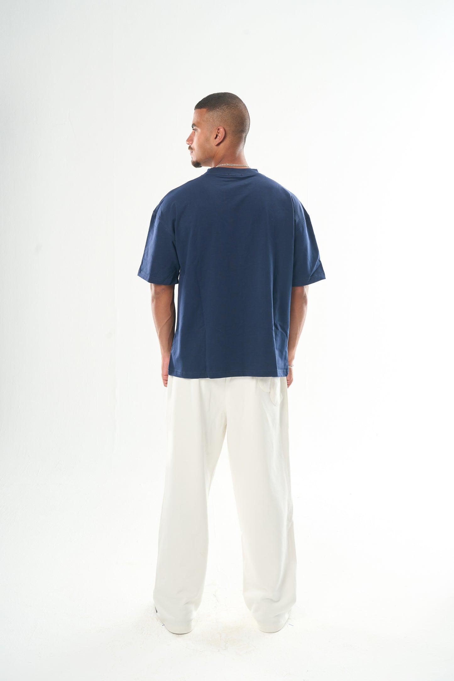Navy Blue Basic T-Shirt
