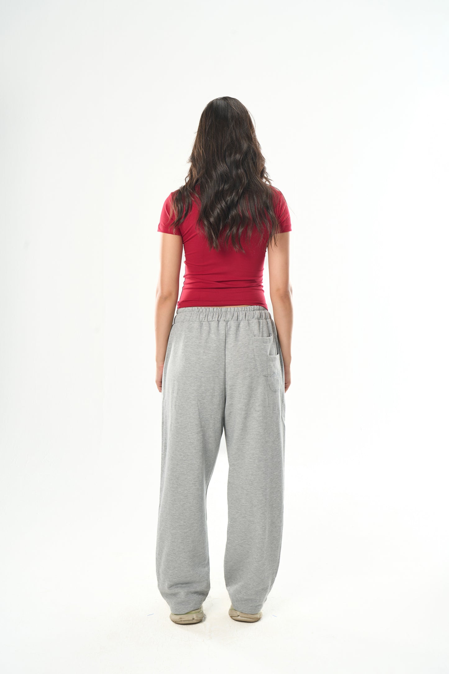 Burgundy Round Neck Top