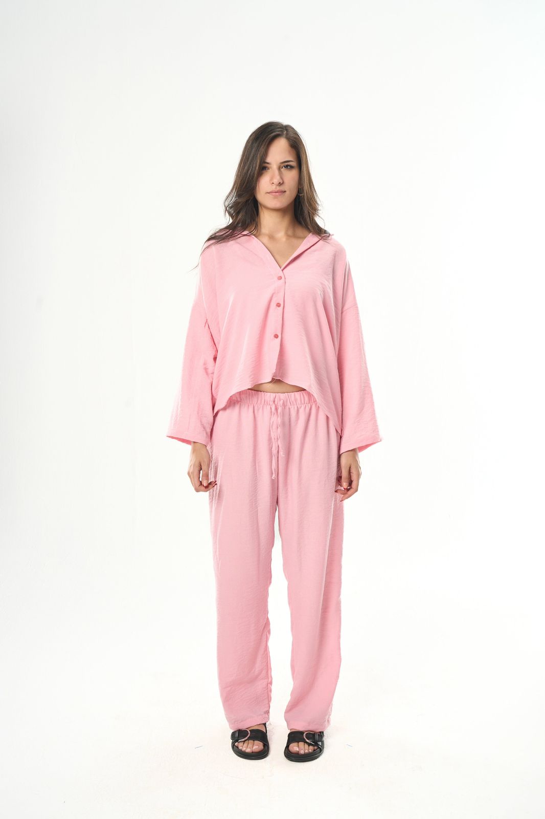 Pink Women Linen Shirt – Seemly Collective