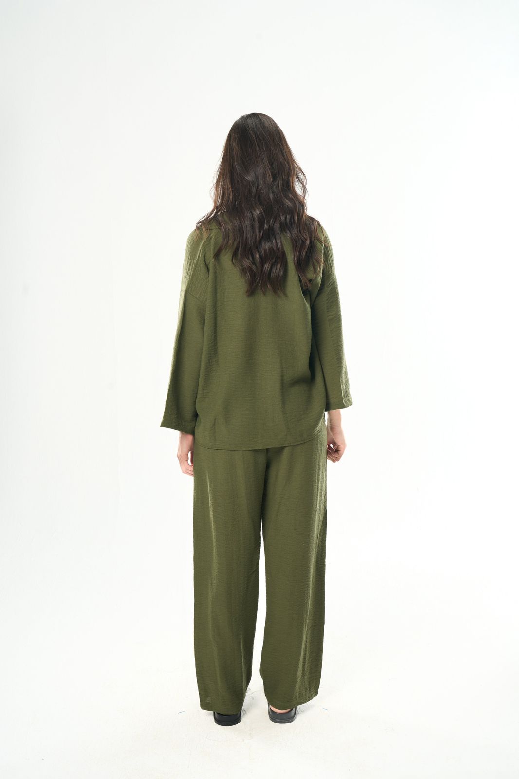 Olive Green Women Linen Pants – Seemly Collective