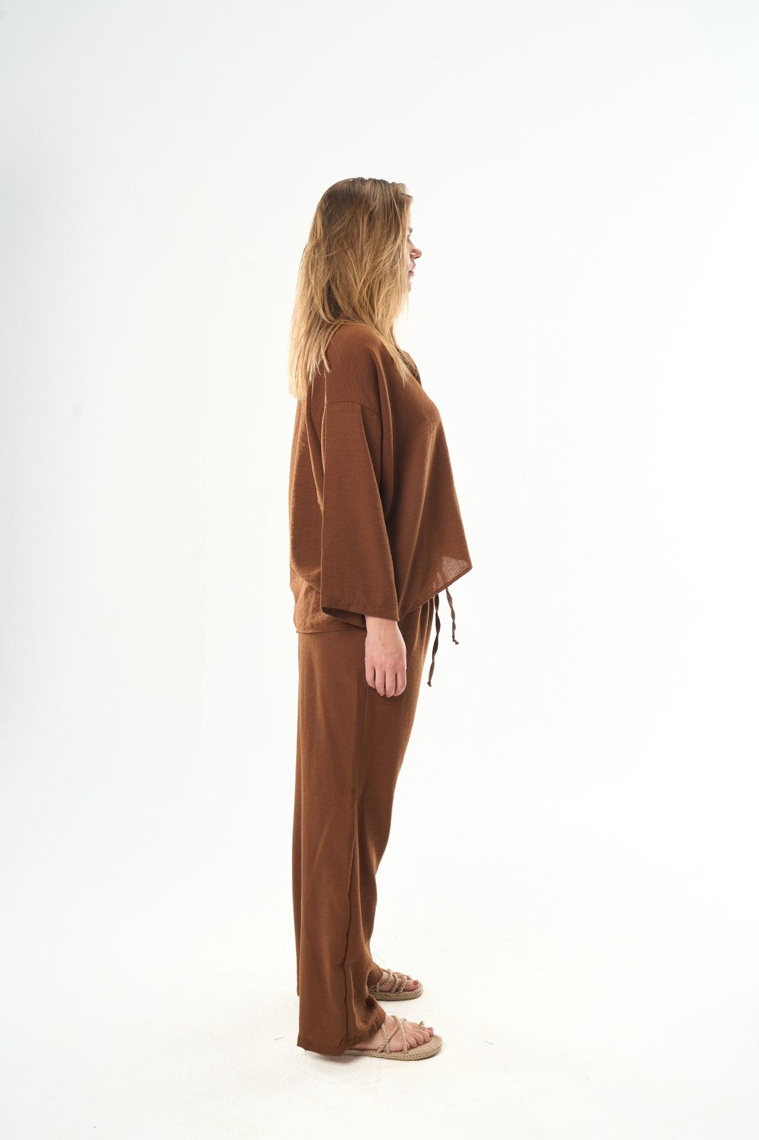 Brown Women Linen Shirt – Seemly Collective